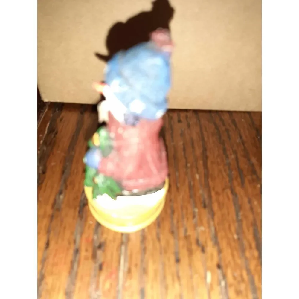 Set of 2 Miniature Snowmen Winter Christmas Seasonal Holiday Decorations Decor